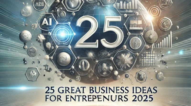 25 Great Business Ideas for Entrepreneurs 2025